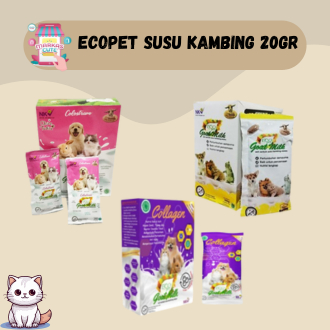 

HARGA PER SACHET @20gr Diolah langsung dari susu murni kambing etawa (bukan essence) Bebas pengawet, pewarna, dan tambahan bahan kimia Cara Penyajian : - larutkan 1 sachet dengan 120 ml air hangat - aduk hingga merata Tersedia 3 varian : Eco Pet Goat