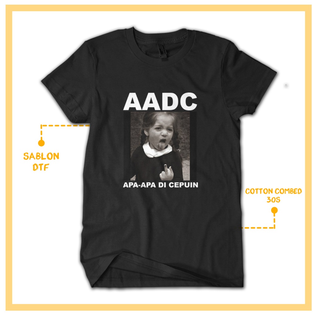KAOS DISTRO AADC APA APA DICEPUIN KATA BIJAK HUMOR LUCU TERLARIS NIDARSTORE