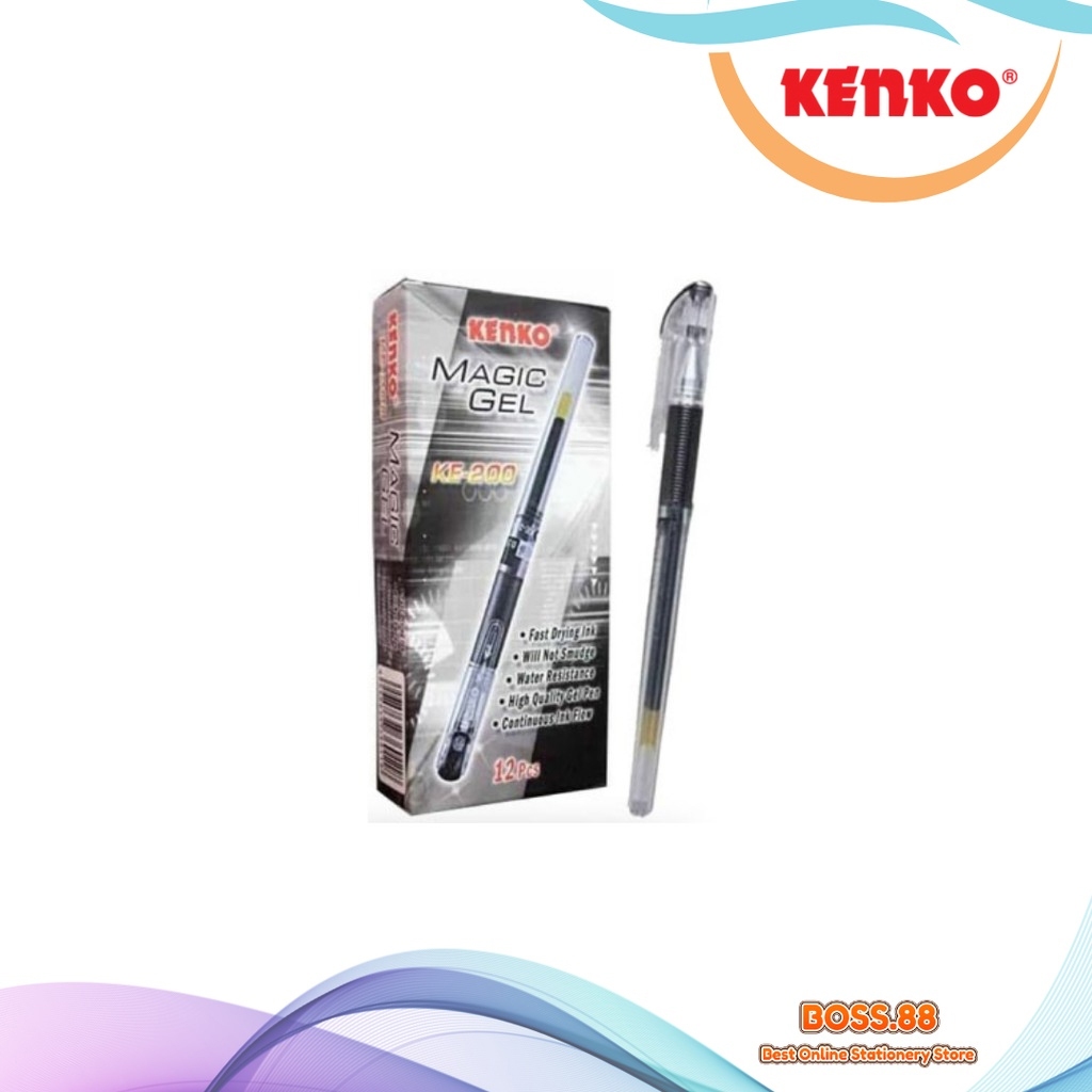 

GEL PEN / PULPEN GEL KENKO KE-200 (12 PCS)