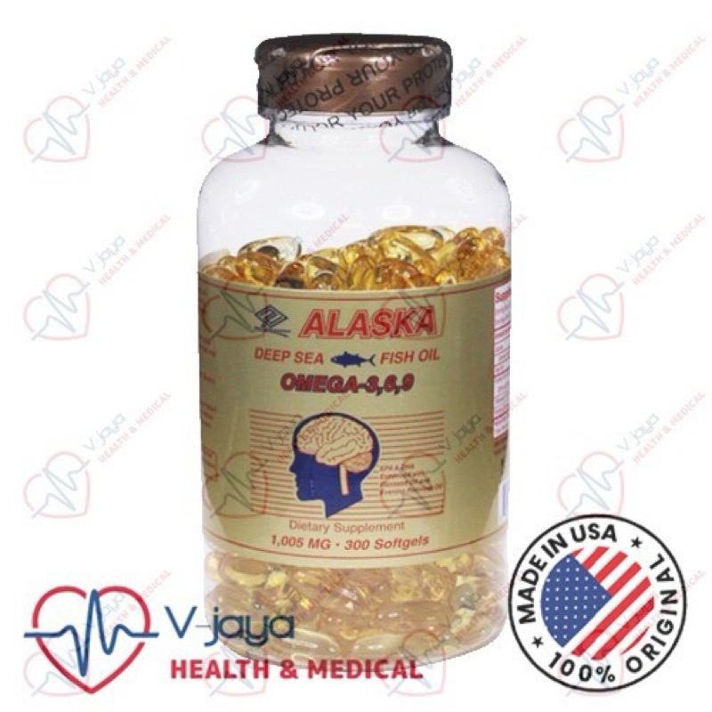 GOLDEN ALASKA DEEP SEA FISH OIL Omega 3-6-9 Fish Oil 1000mg