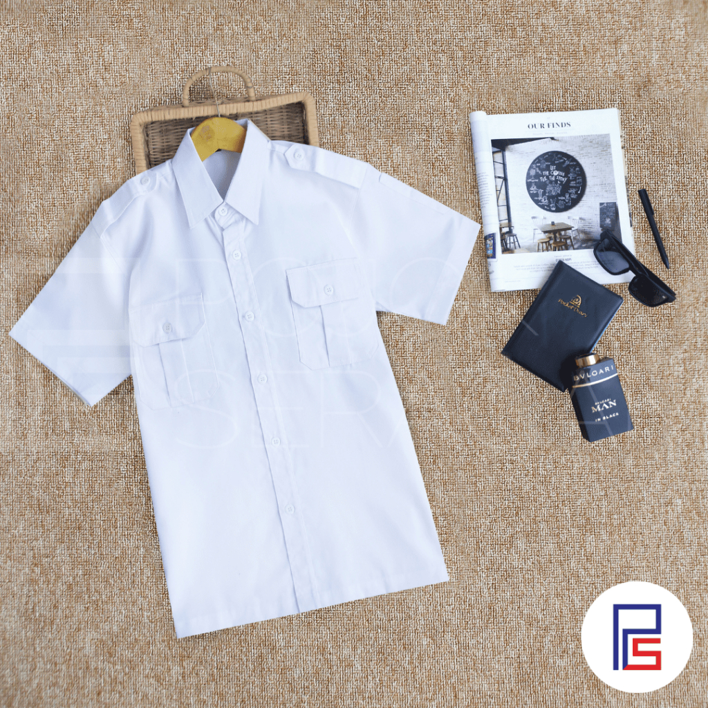 Baju Kemeja PDH | Baju Seragam PDH | Baju ASN | Seragam Pemda | PDH Putih Lengan Pendek