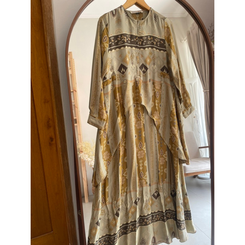 preloved gamis dress heaven lights HL size L