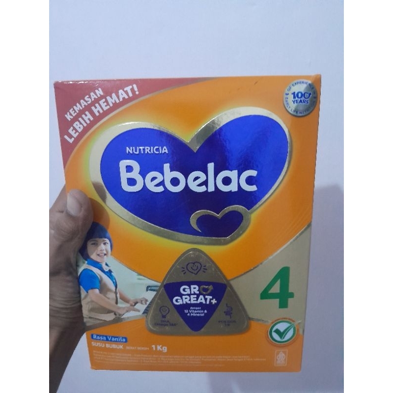 

BEBELAC 4 1000g Rasa Vanila Untuk Usia 3-6 Tahun