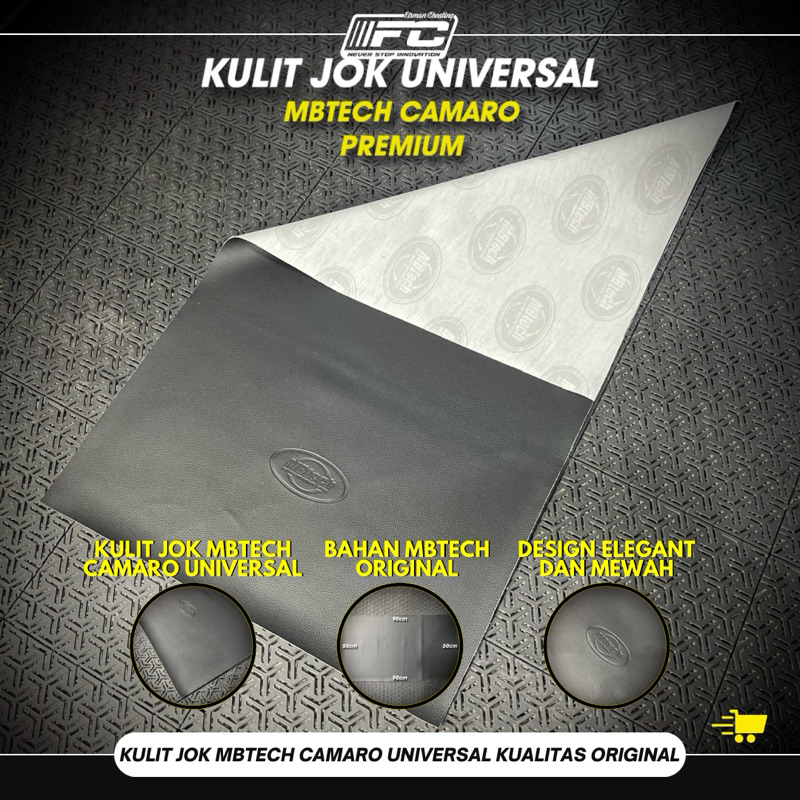 KULIT JOK SARUNG JOK MOTOR MBTECH CAMARO PREMIUM UNIVERSAL