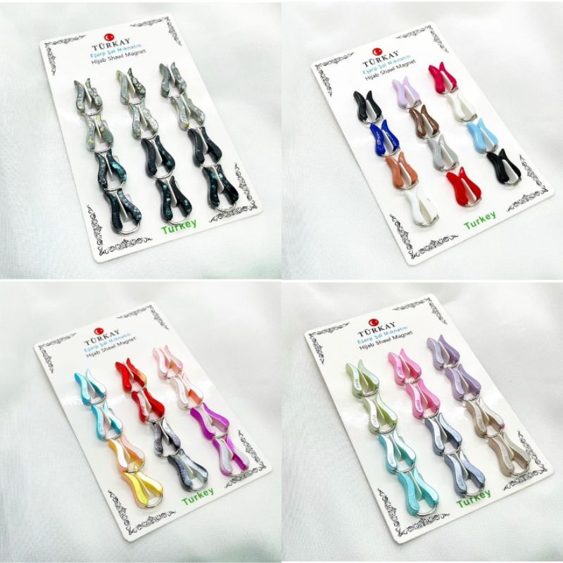 klip jilbab turki / Klip turki / Klip dagu / Pengganti jarum pentul