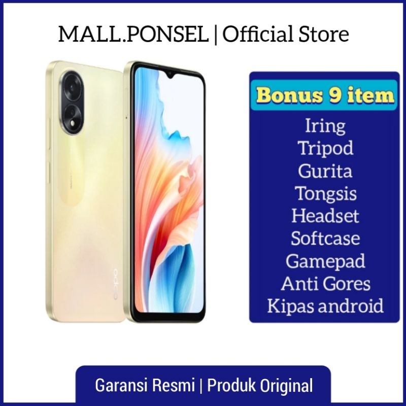 Opo A38 Ram 4/128GB & A33 NEW Garansi resmi 1 tahun