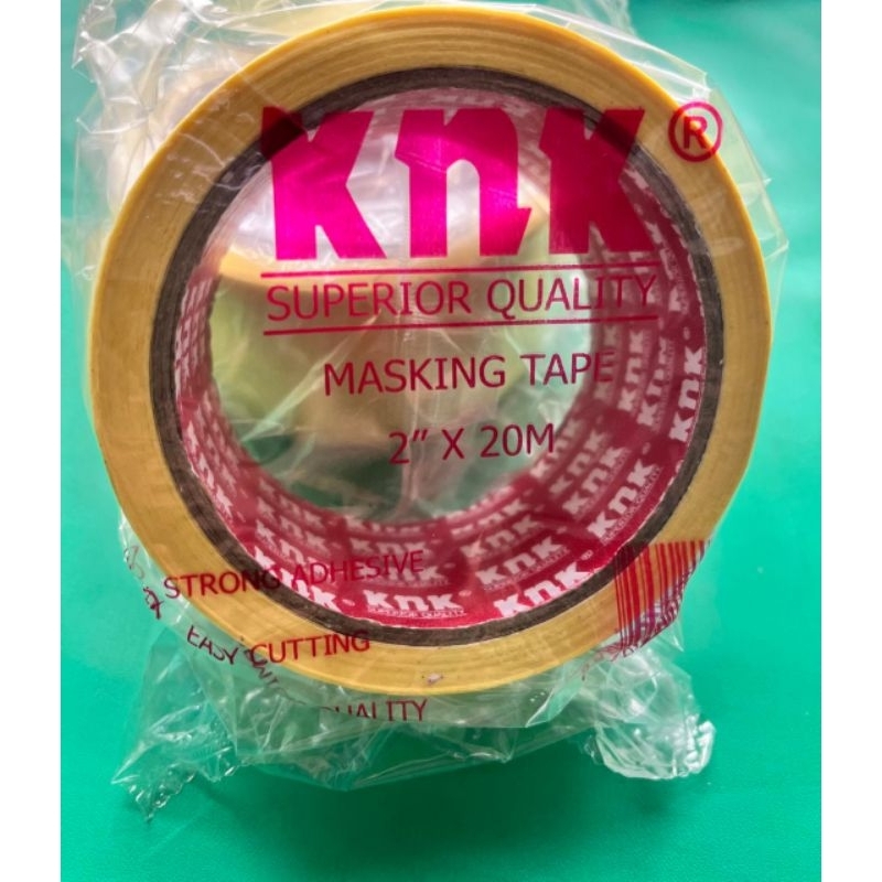 

MASKING TAPE/ISOLASI KERTAS 48MMX20M/2 INCHI KNK