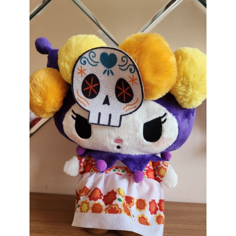 Kuromi Skulls Festival Big Plush Doll Halloween Sanrio Namco Prize 30cm