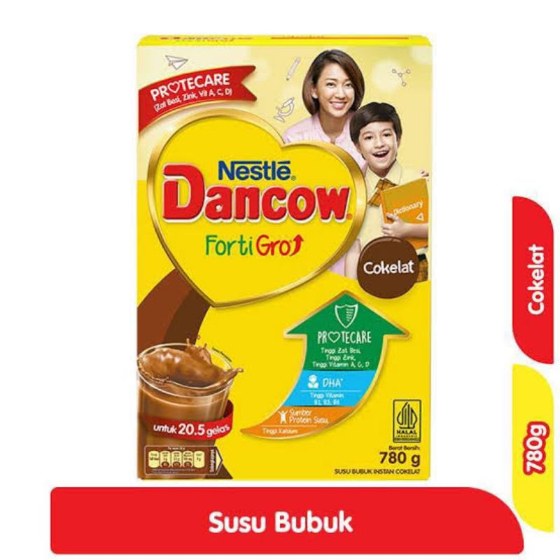 

NESTLE DANCOW Fortigro susu bubuk kotak instan cokelat 390gram/ 780gram