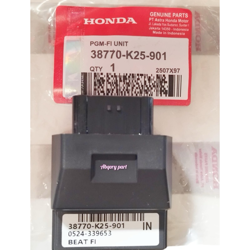 AbqoryPart___ECU HONDA BEAT FI 2013-2014 38770-K25-901