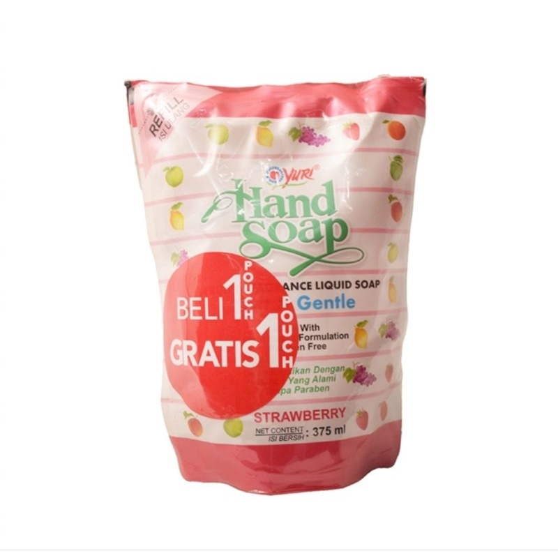 BELI 1 GRATIS 1 Yuri Sabun Cuci Tangan / Yuri Hand Soap 375ml x 2 / Cairan cuci tangan/ Sabun Cuci T