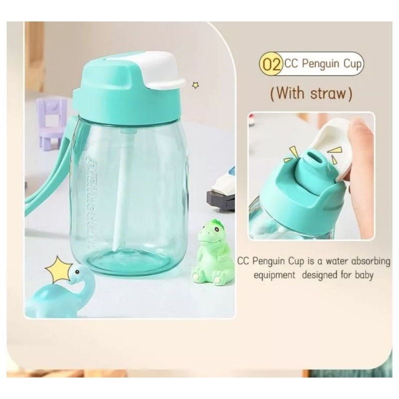 Botol H2GO 750ml, 550ml straw, Cute to go 310ml straw Acliric ORIGINAL Tupperware new