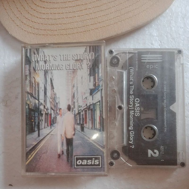 OASIS kaset pita album whats the story (morning glory) SECOND ORIGINAL