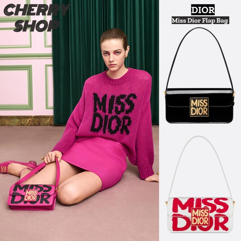 ✨Dior Miss Dior Flap Bag women's crossbody bag