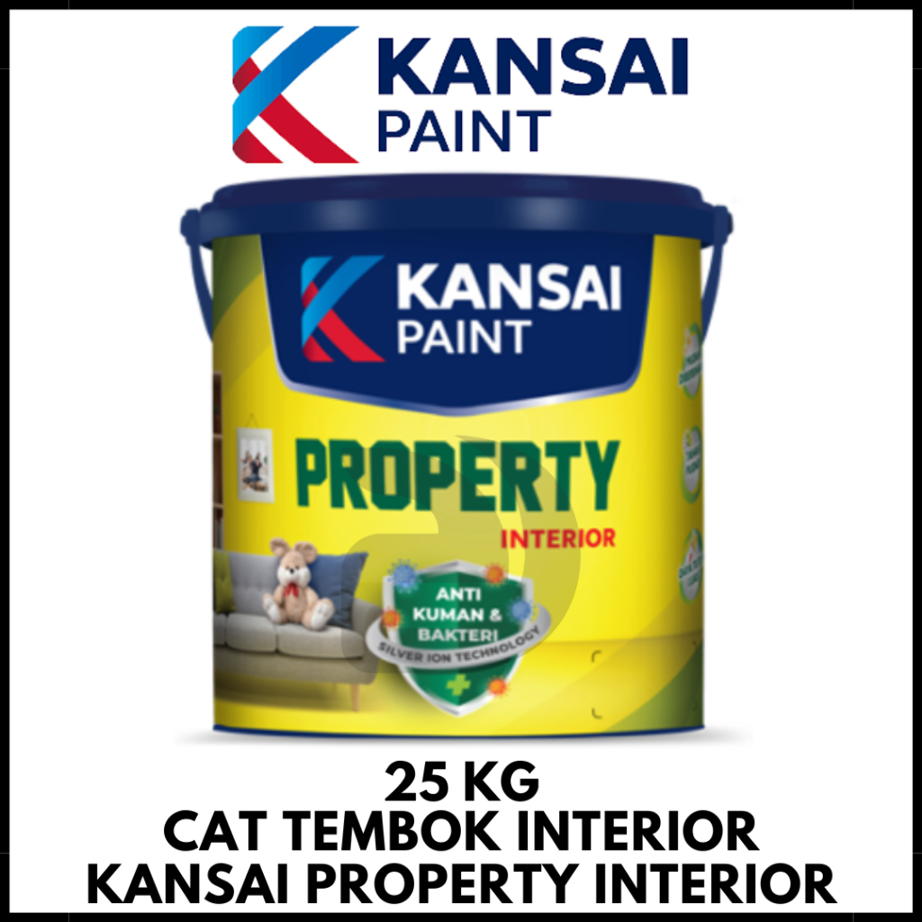 Cat Tembok Interior Property Interior Kansai Paint Pail 25Kg
