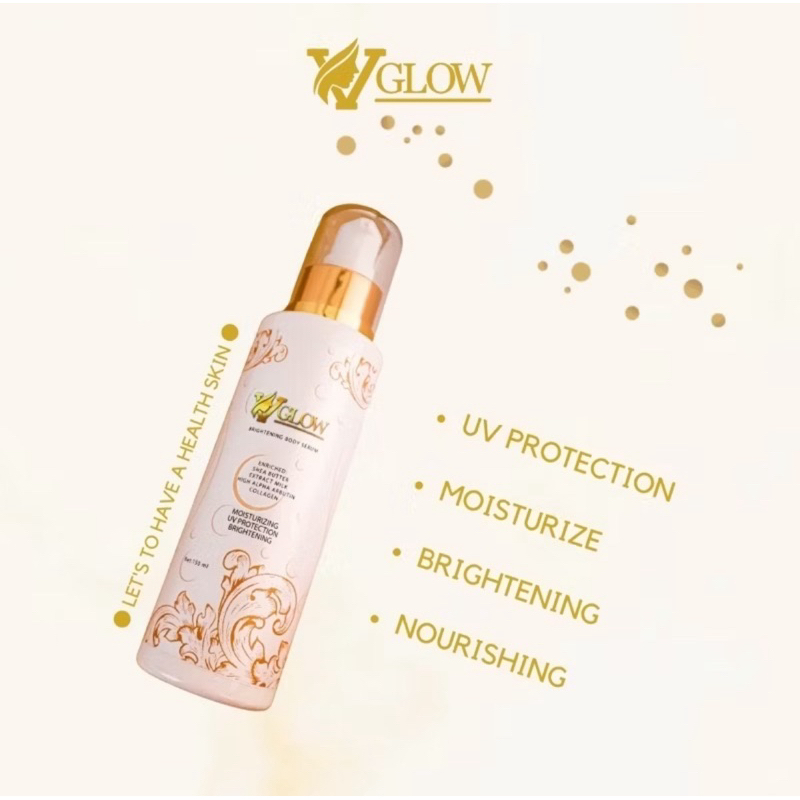 vglow brightening body serum