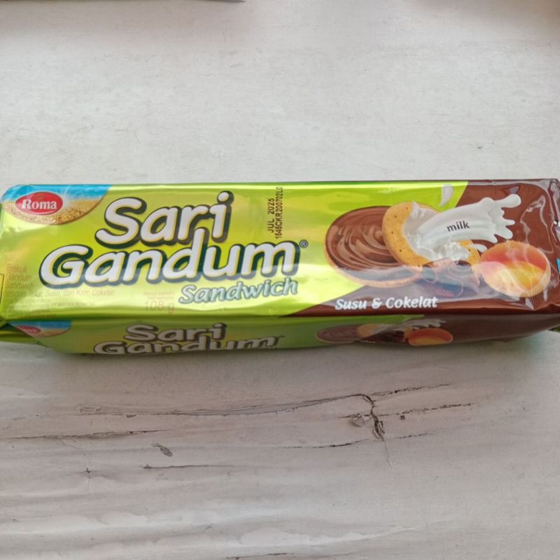 

Roma Sari Gandum Coklat 3 pcs