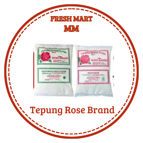 

Tepung Beras Putih Rose Brand /Tepung Beras Ketan Putih Rose Brand 500g Bahan Kue Makassar