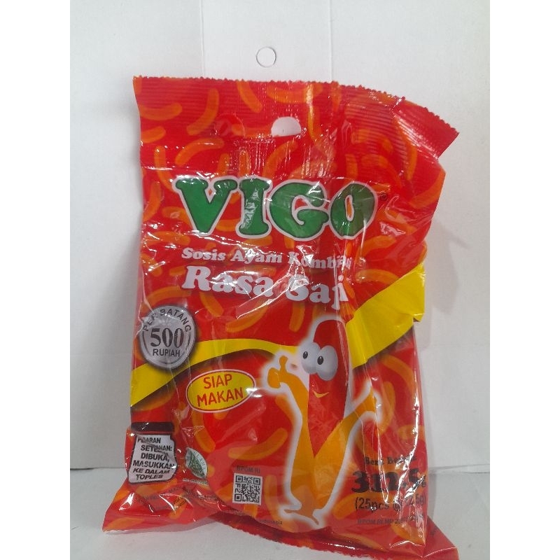 

SOSIS VIGO RASA SAPI - SIAP MAKAN - KEMASAN PACK 500 Gr - ISI 25 PCS