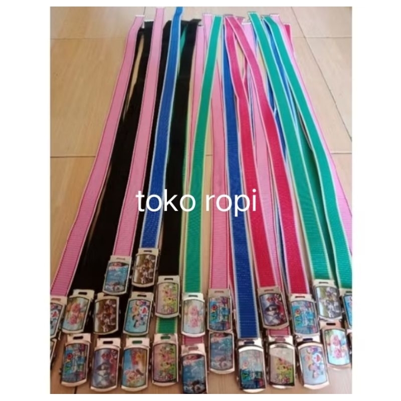 gesper anak PAUD,TK,SD/ikat pinggang anak PAUD, TK, SD/tali pinggang anak PAUD,TK, SD/tali pinggang 