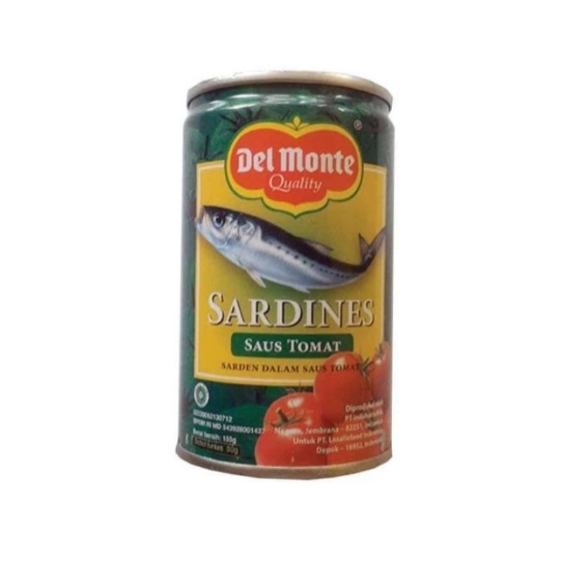 

DELMONTE SARDINES TOMATO 155 GR