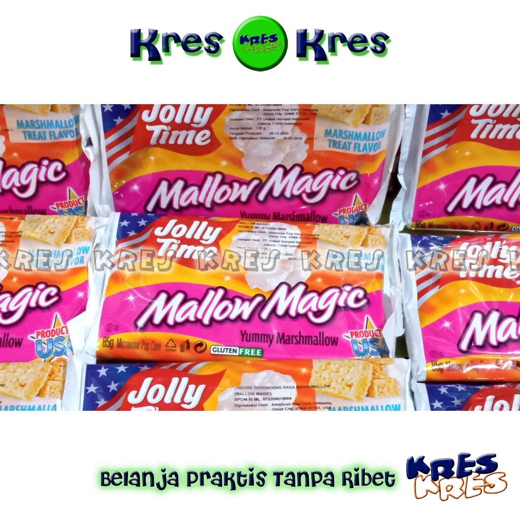 

Jolly Time Popcorn MALLOW MAGIC Jollytime Microwave Pop Corn