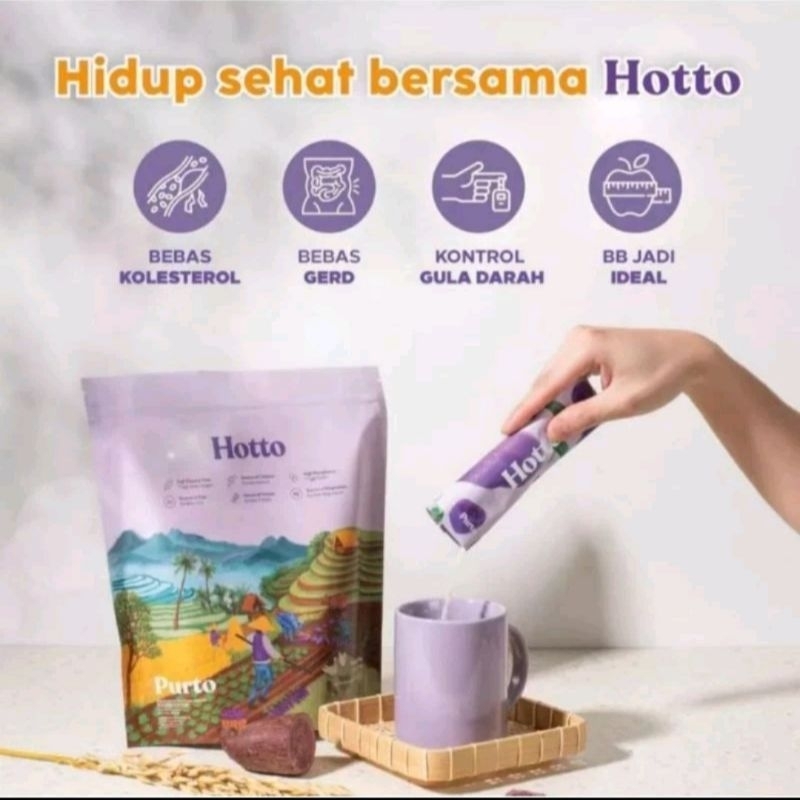 

[ORIGINAL 100%] HOTTO PURTO MULTIGRAIN 1 POUCH ISI 16 SACHET DIJAMIN 100% ORIGINAL