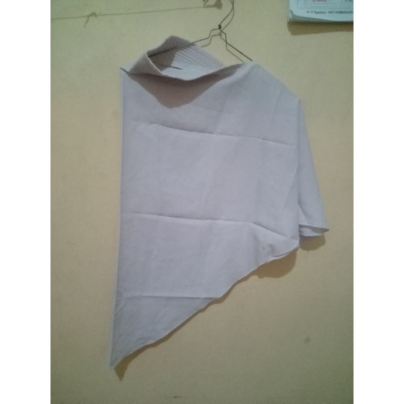 jilbab atau kerudung khimar pet warna putih
