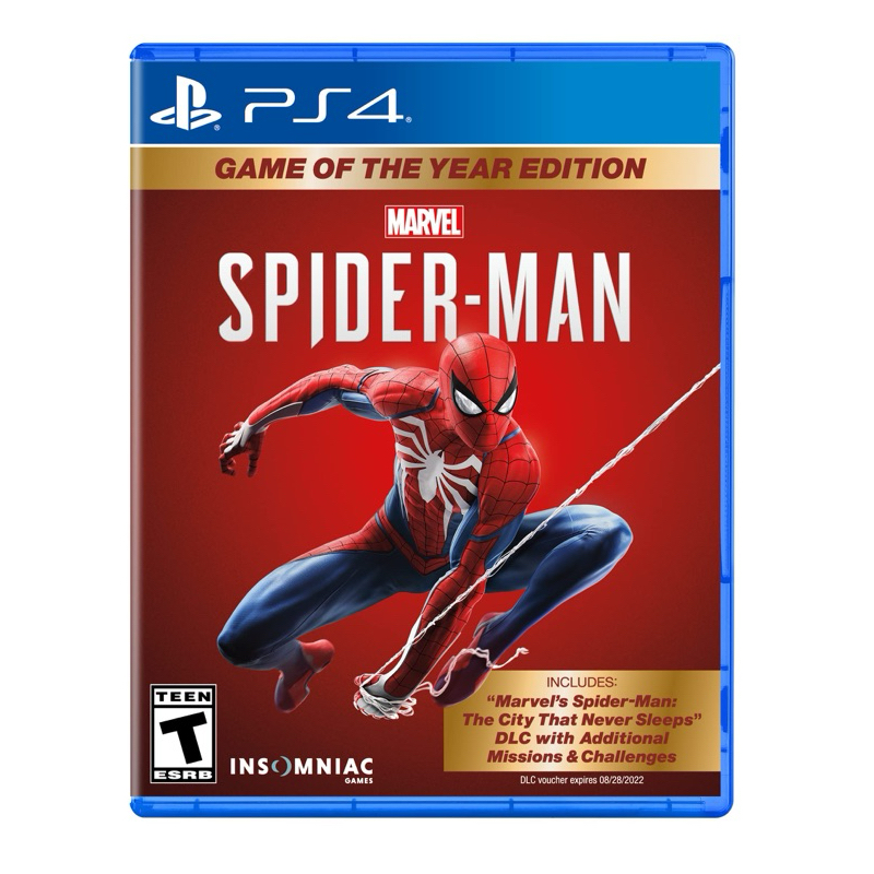 PS4 PS5 Marvel Spiderman Game of The Year Edition Include DLC Full Game Digital Download