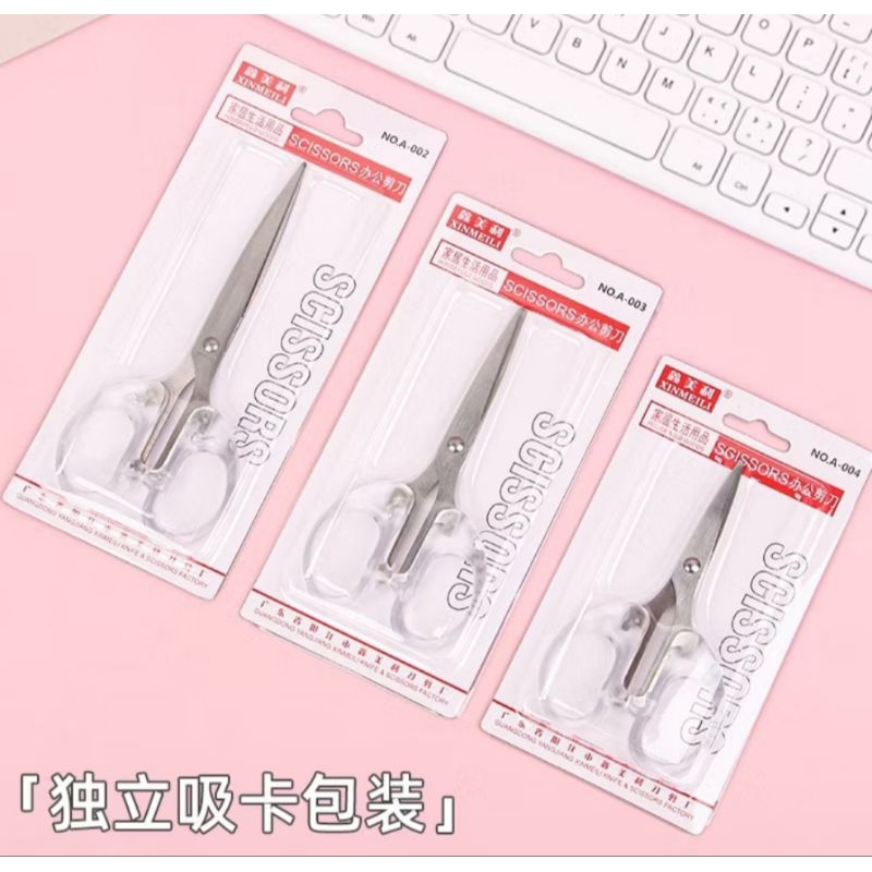

Gunting transparan estetik gunting journaling gunting korea