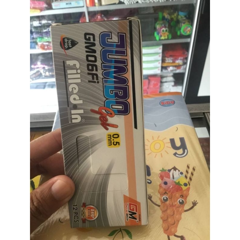

Pen Jumbo Termurah / Jumbo Gel GM 06Fi (Pack) 12pcs