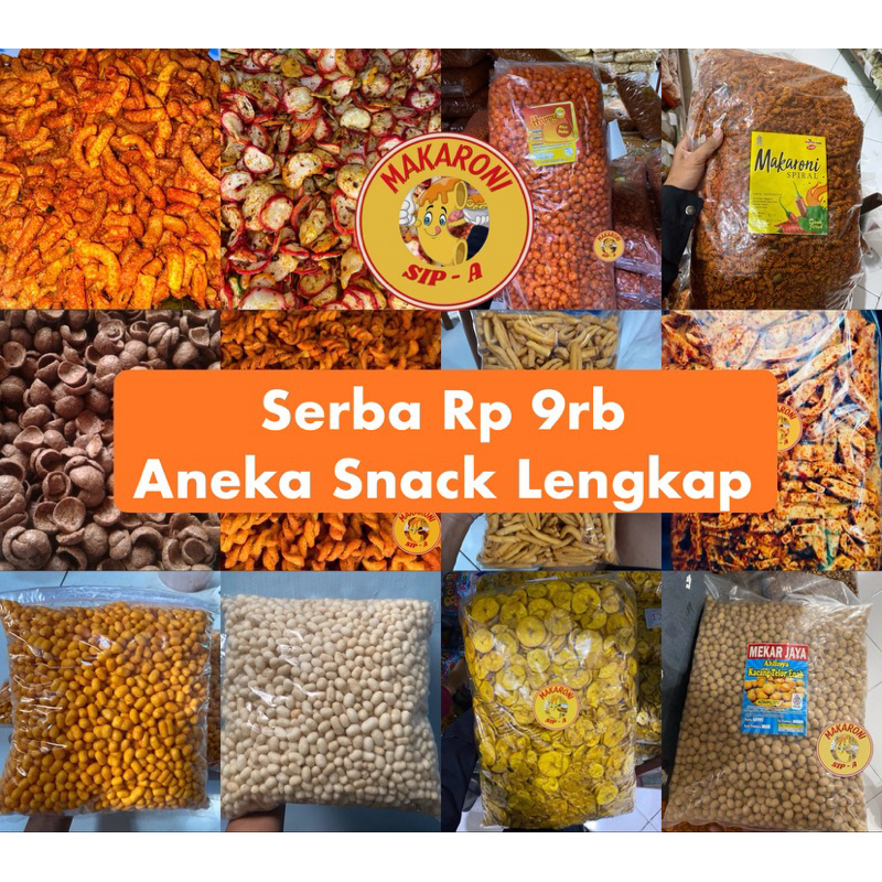 

Aneka Cemilan Snack 250gr Terlengkap Grosir [Serba 9 Ribu-an] Makanan Ringan Kiloan Food Snack Termurah