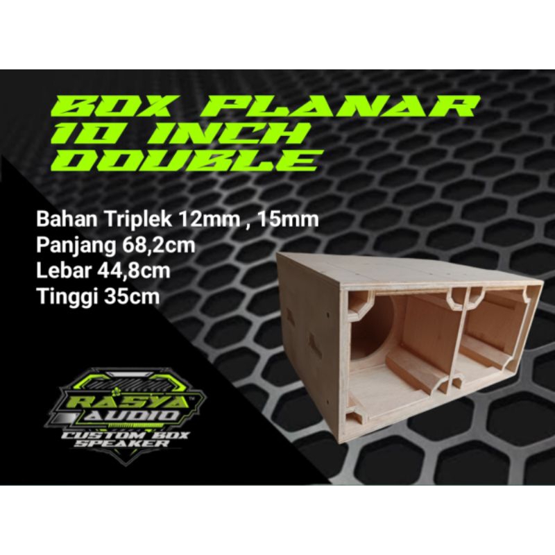 BOX PLANAR 10 INCH DOUBLE | PLANAR 10 INCH | BOX SPEAKER 10 INCH