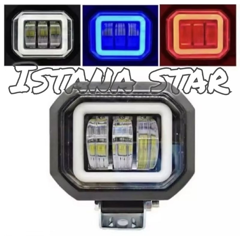 Lampu tembak mini 3LENSA LAMPU TEMBAK