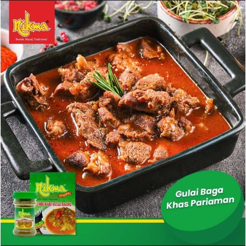 

BUMBU NIKMA KARI/GULAI DAGING 250GR ASLI PADANG