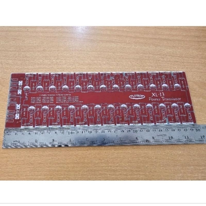 PCB POWER TRANSISTOR XL-13 XL 13 STEREO 13SET TR FINAL