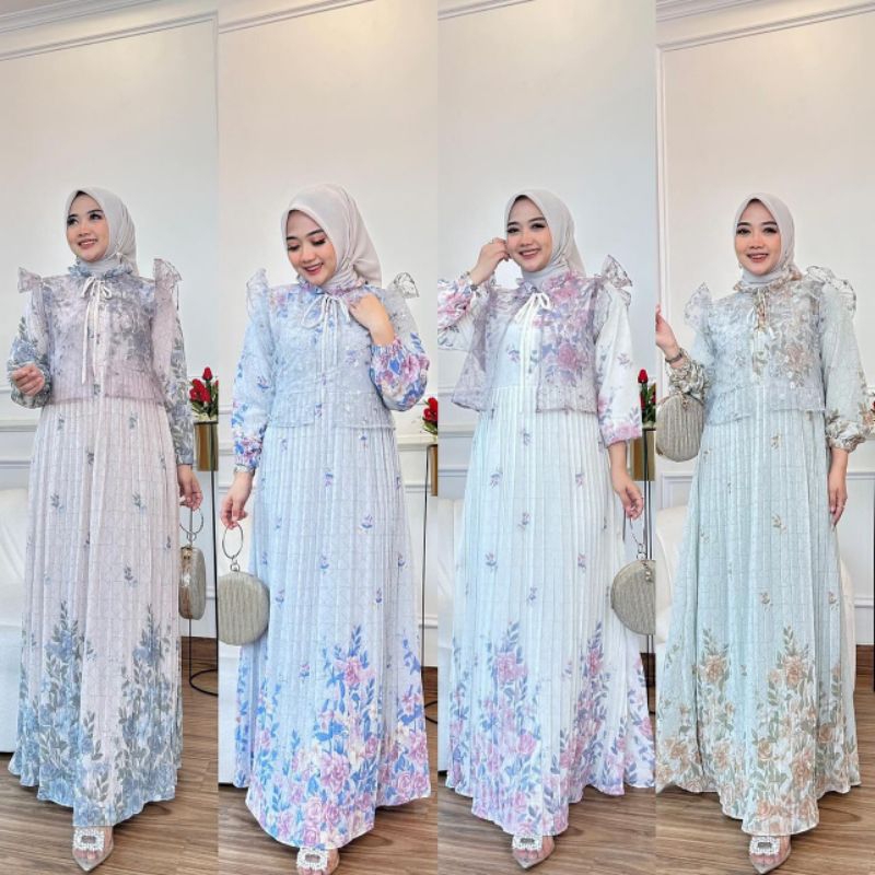 Dress ceruty rompi tile DR404