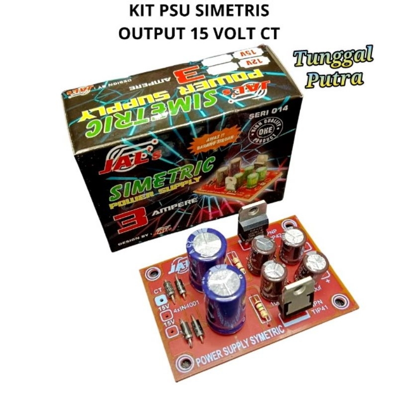KIT PSU SIMETRIS 15 VOLT CT UNTUK TONE CONTROL
