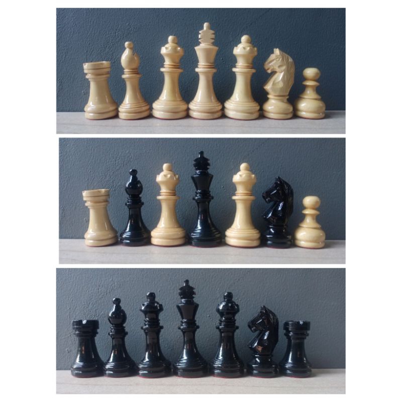 Bidak catur kayu murah