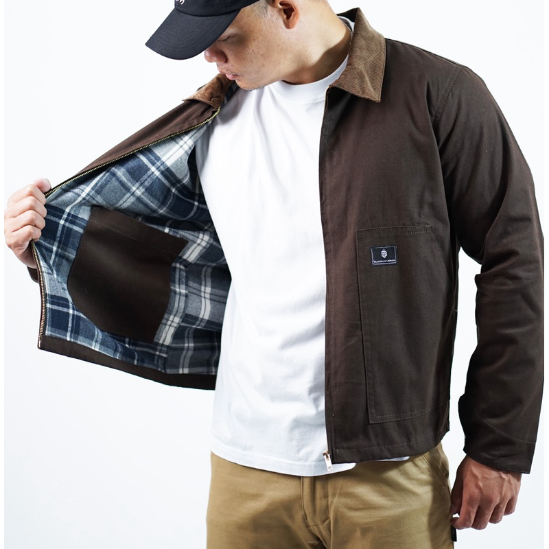 work jaket Blues Universe VOLUND WORK JACKET BROWN