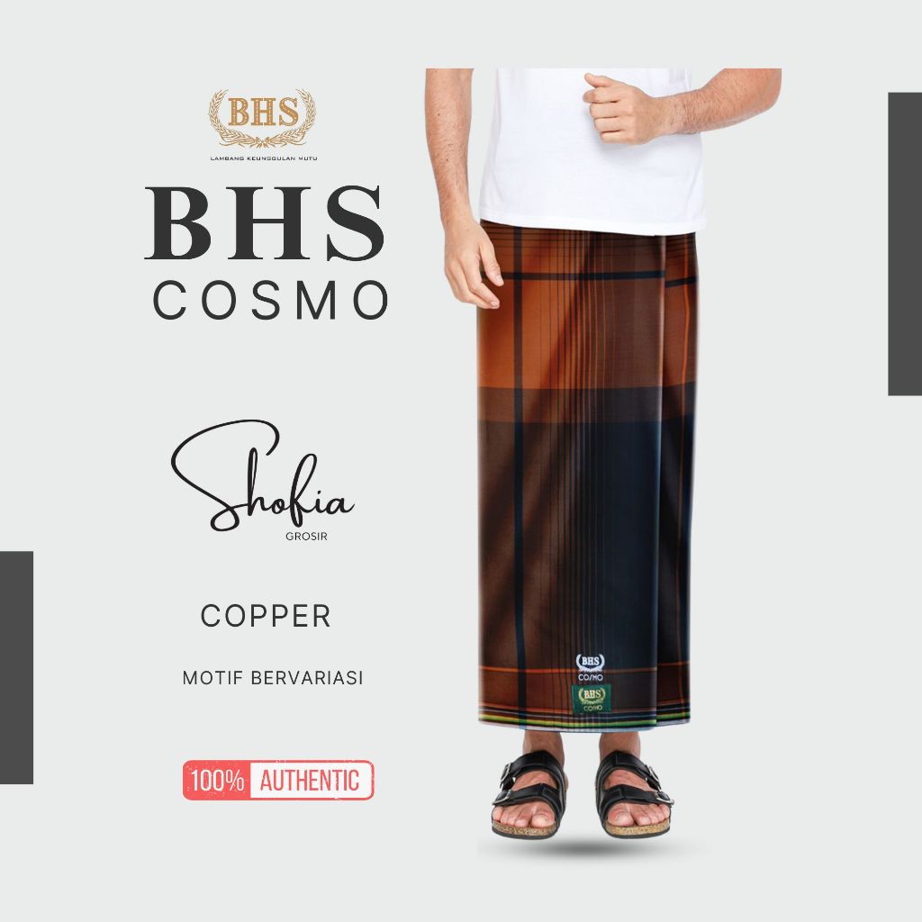 SARUNG BHS CLASSIC ORI 100% COPPER KWG, MTR, BTG, JGR, KBS, TKB