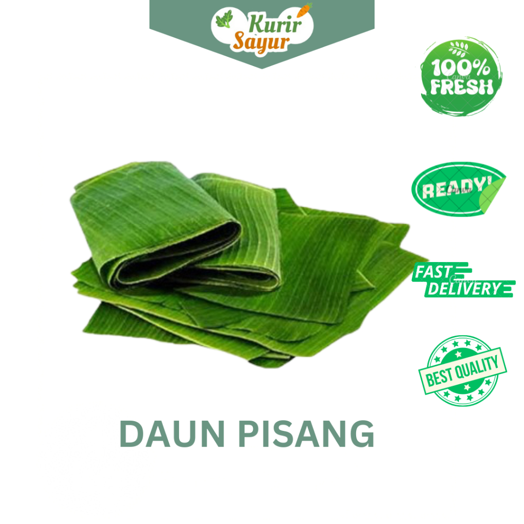 

KURIR SAYUR - DAUN PISANG SATU IKAT 4-5 LEMBAR