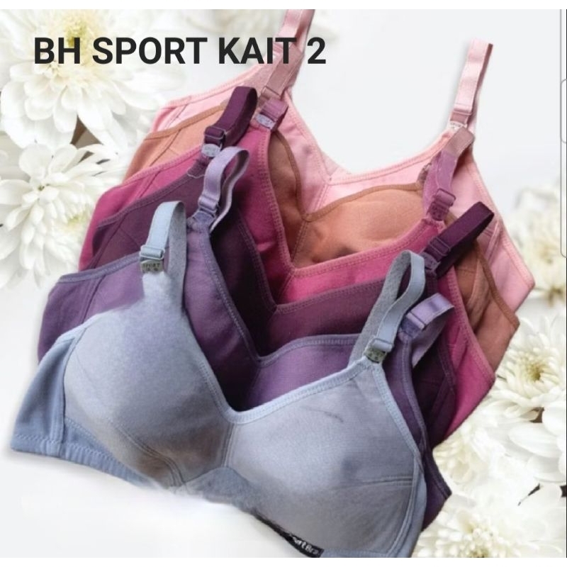 BH SPORT KAIT 2 || BH REMAJA & DEWASA | BH TANPA SPONS DAN KAWAT. UKURAN 34, 36, 38, 40,42