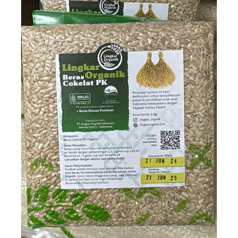 

Lingkar Organik Beras Coklat 1kg