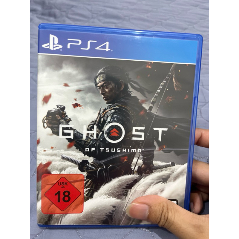 GHOST of TSUSHIMA PS4/PS4 Pro Bluray Disk/Kaset/Game Fisik (REGION 2) ORI Bekas