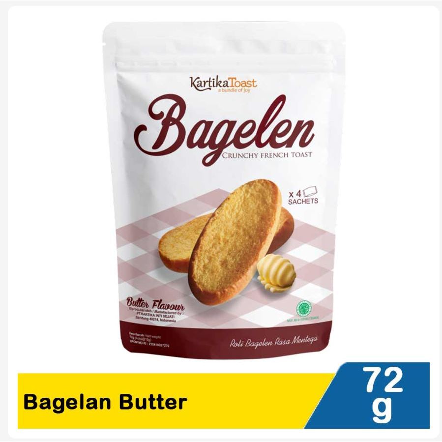 

Kartika Toast Bagelan Butter / Cheese 72 gr