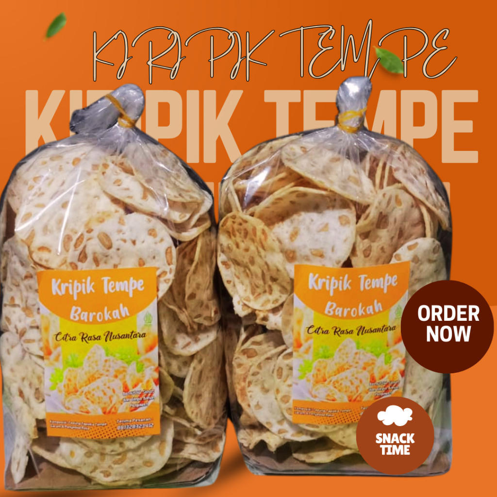 

1KG Kripik tempe sagu, kripik tempe crispy