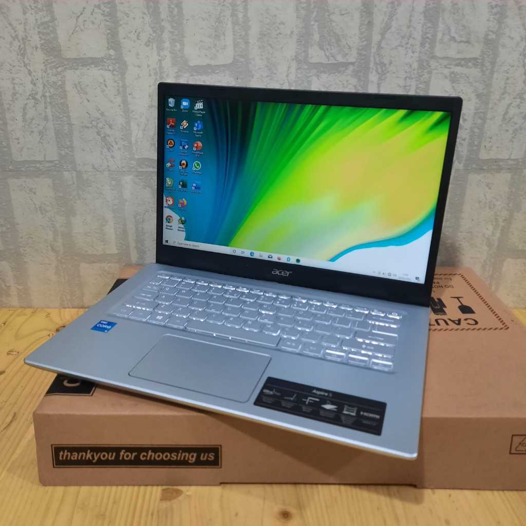 Laptop Acer Aspire 5 A514, Intel Core i5-1135G7, Gen 11Th, Ram 8/512Gb, #Backlight, Silver