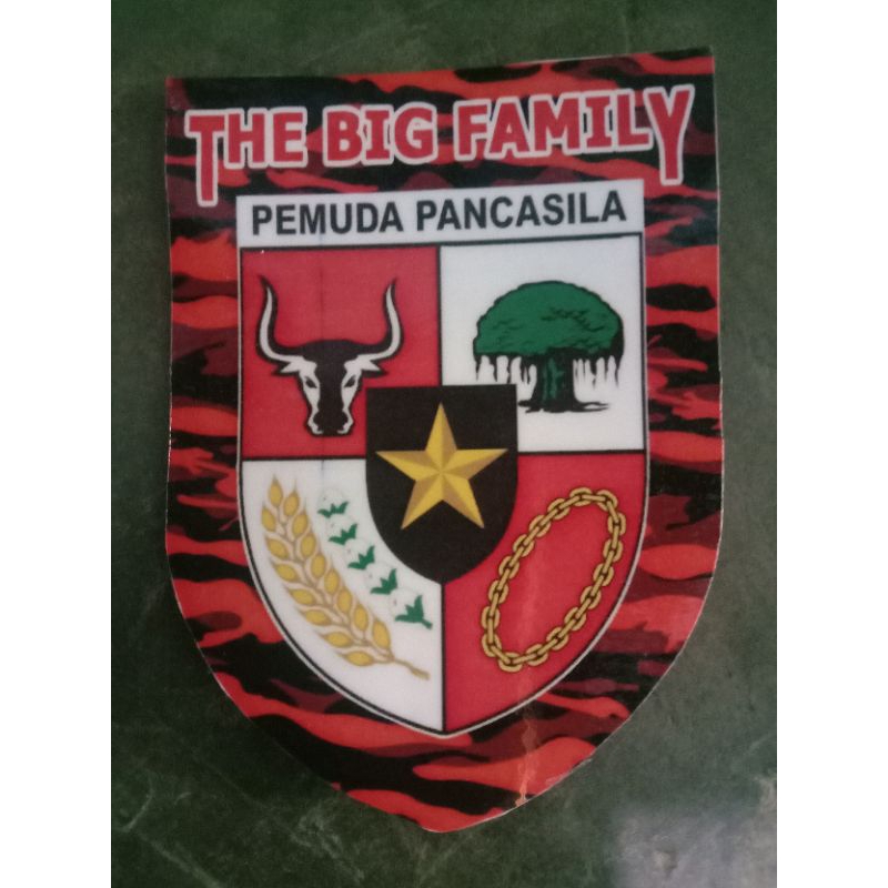 

stiker pemuda pancasila/stiker pp/stiker ormas/stiker lambang ormas 7x5 cm isi 6pcs