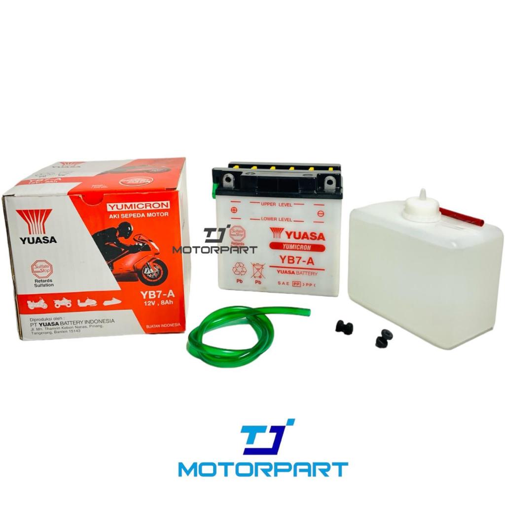 Aki YUASA Basah YB7-A Untuk Thunder 100% Original